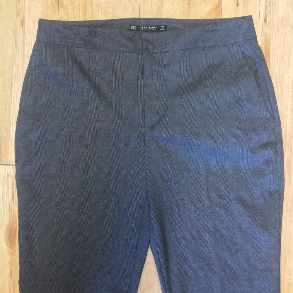 Zara Basic Collection Plaid Pants - image 3